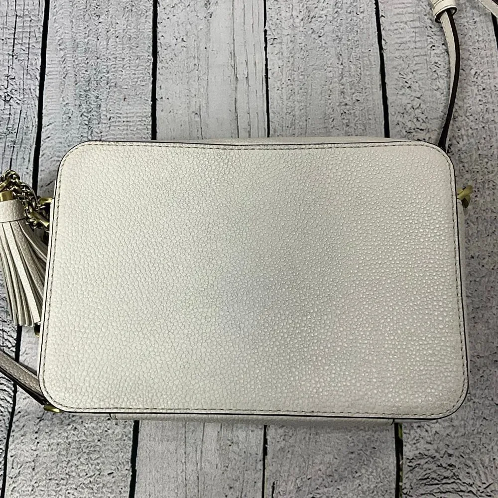 Michael Kors White Studded Crossbody Bag